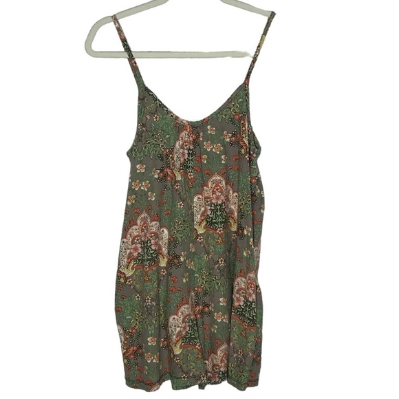 Labiz Floral Paisley Print Sage Green Romper - Picture 3 of 14